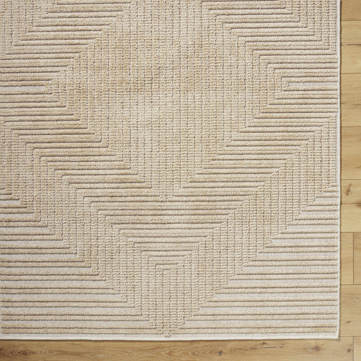 Briana Brown Washable Area Rug