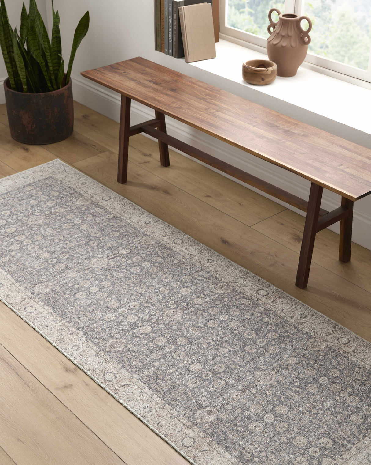 Spokane Maroon Area Rug | Our PNW Home X Livabliss