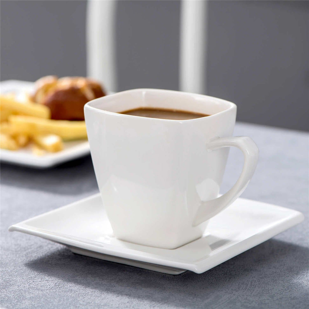 Blance Marble Grey 30 Piece Dinnerware Set