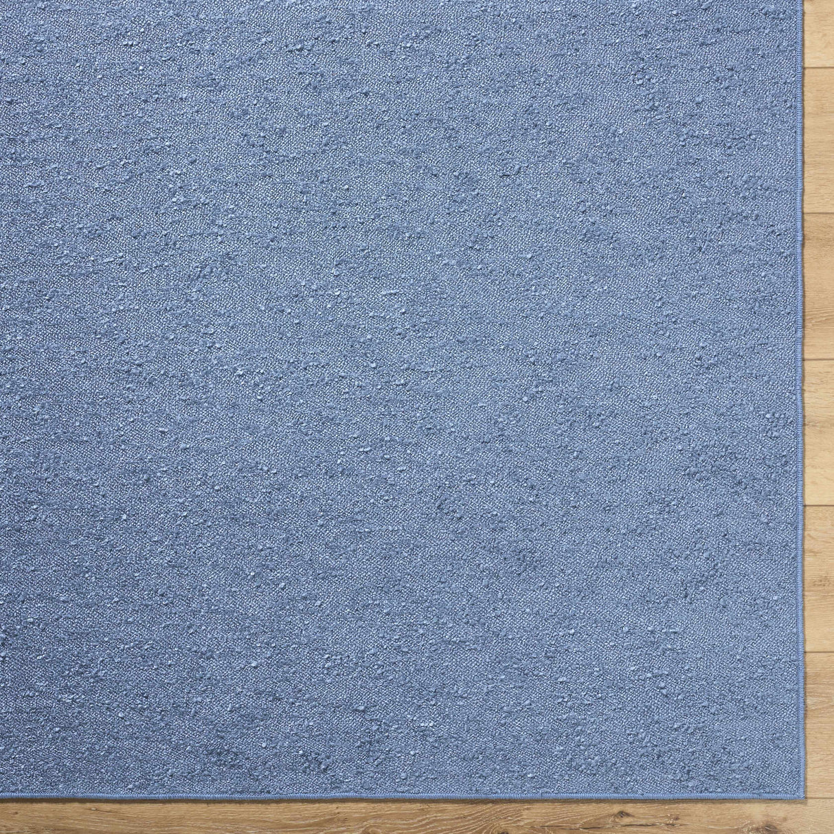Breena Slate Blue Washable Area Rug