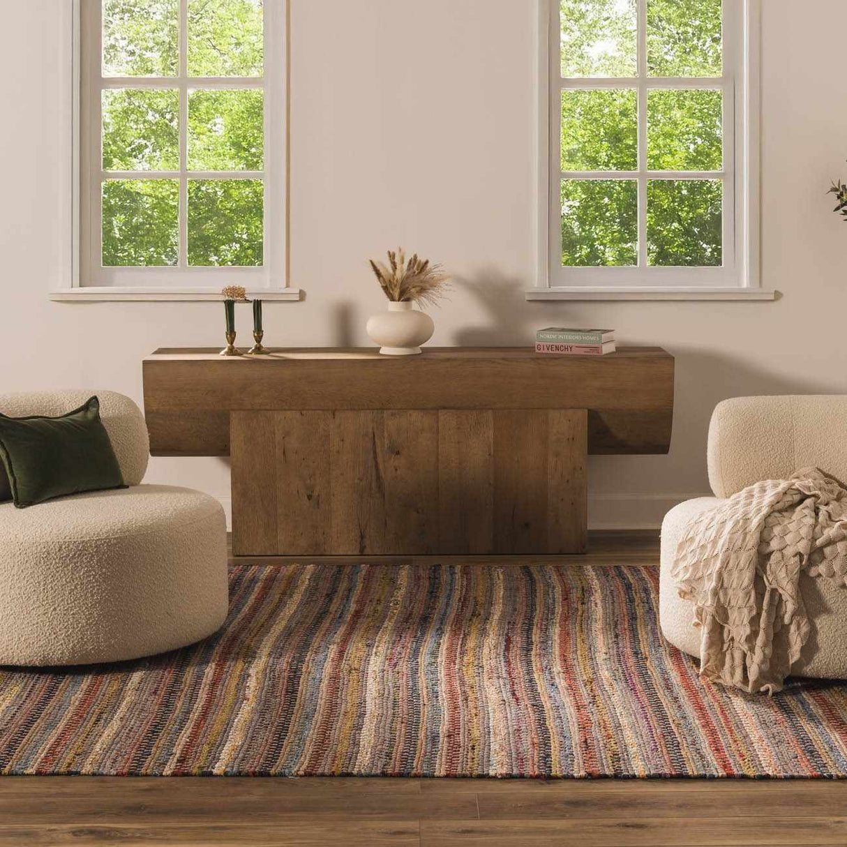 Brenda Crimson Area Rug
