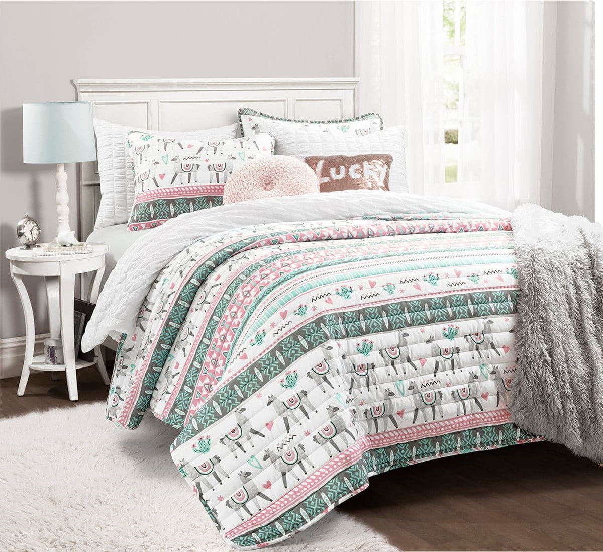 LushDecor Crinkle Textured Dobby Comforter Set - view 28