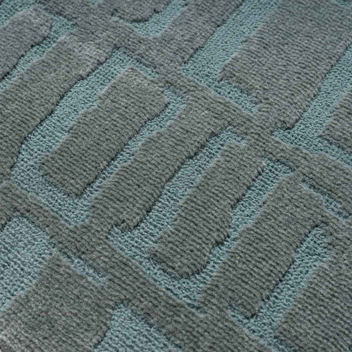 Dragan Teal Modern Area Rug