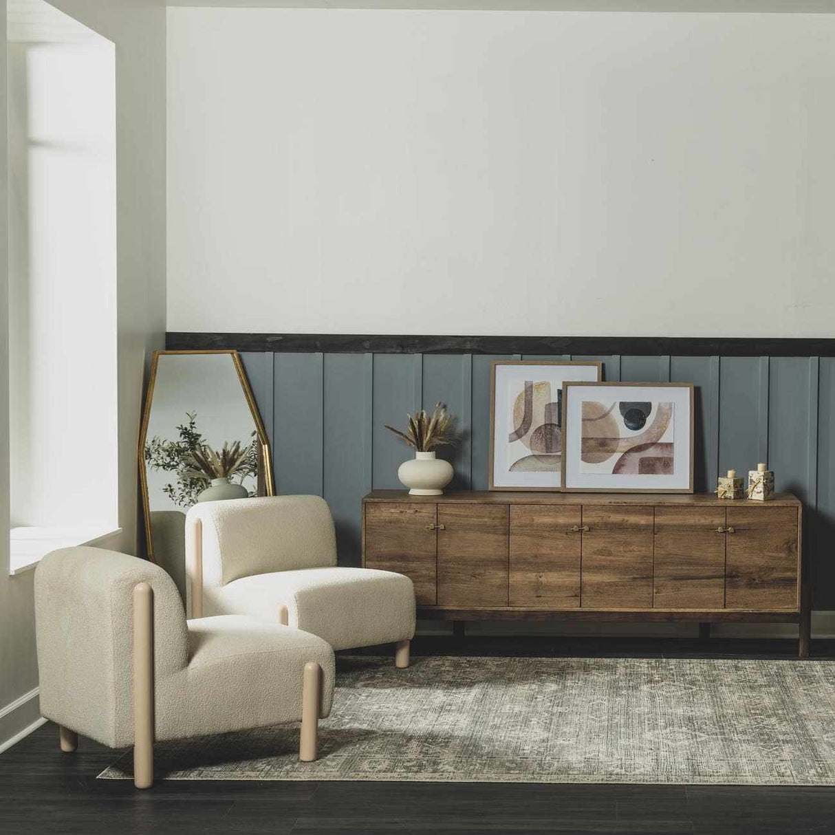 Collins Avenue I Vintage Oushak Area Rug