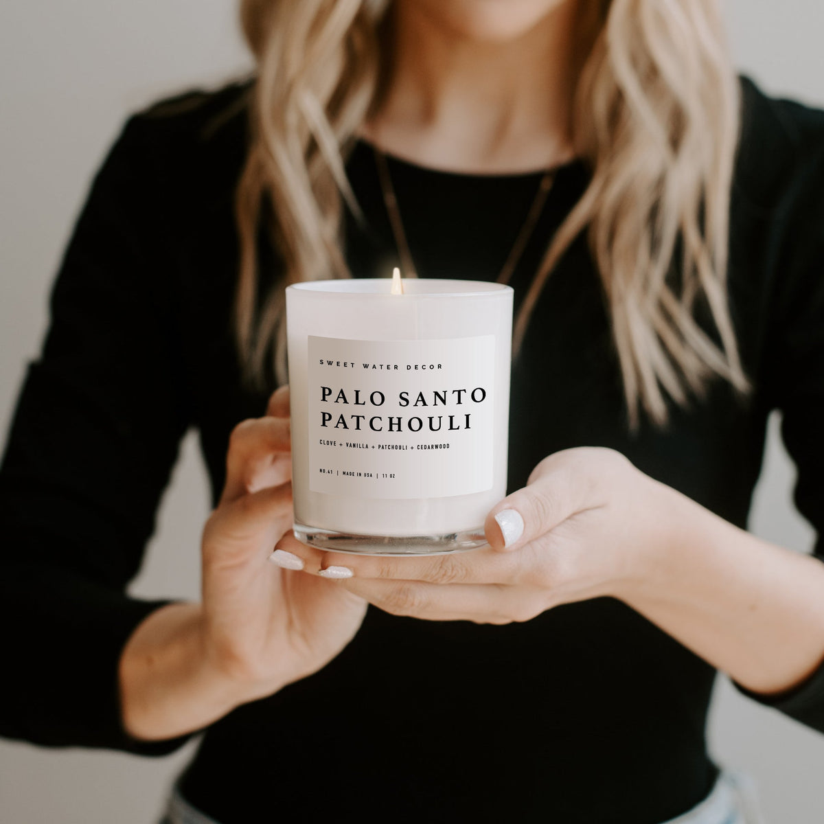 Sweet Water Decor Palo Santo Patchouli Soy Candle - view 3