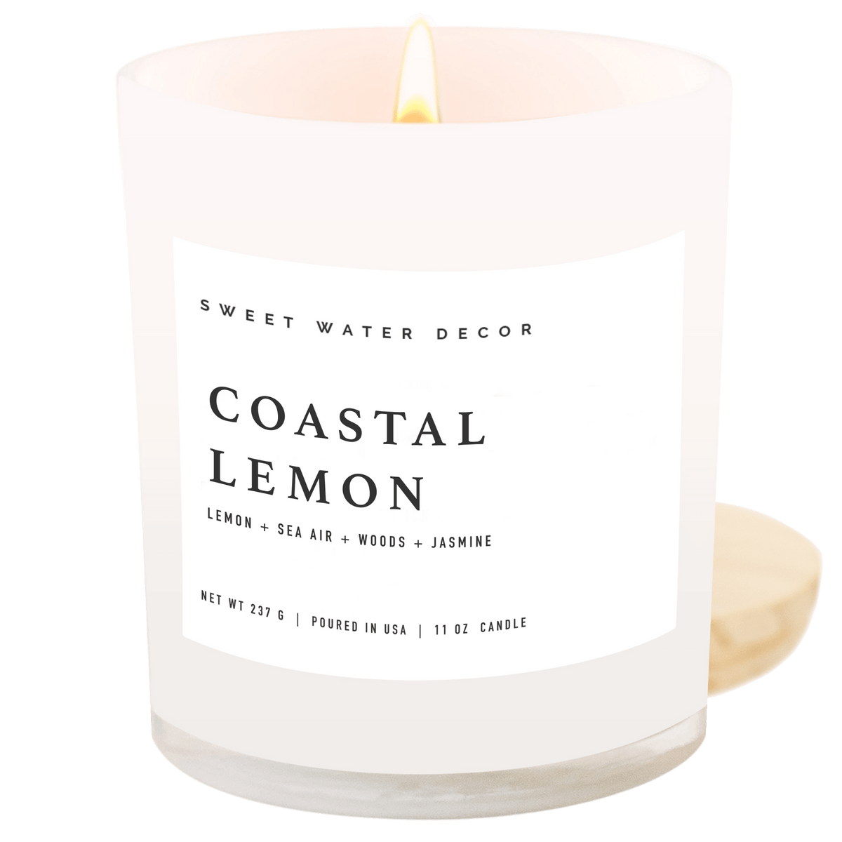 Sweet Water Decor Coastal Lemon Soy Candle