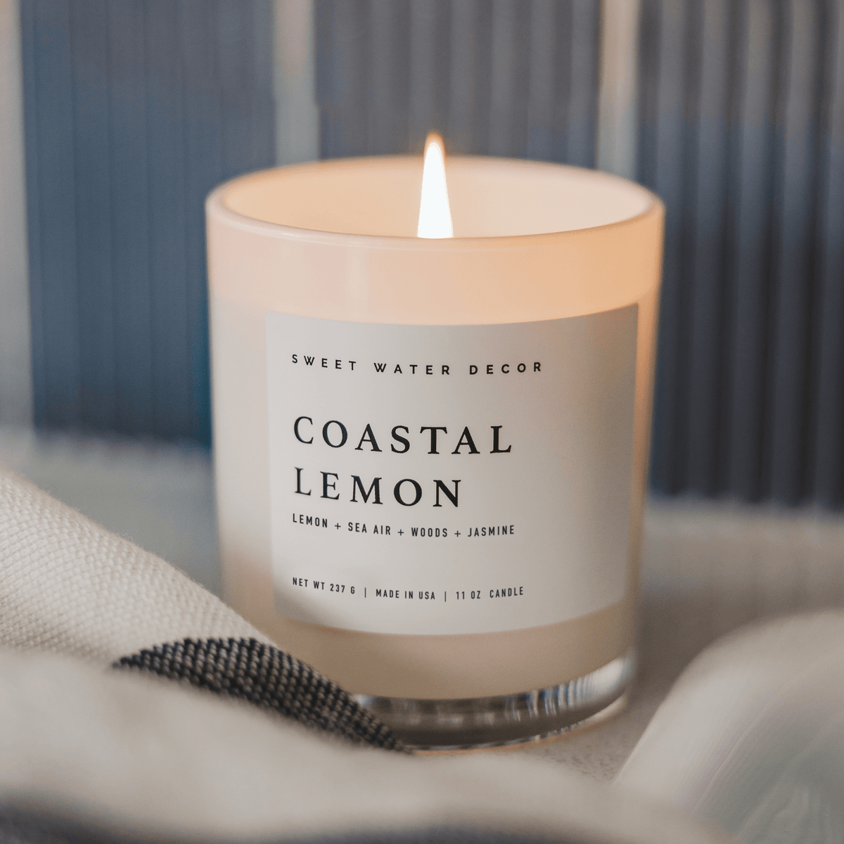 Sweet Water Decor Coastal Lemon Soy Candle - view 3