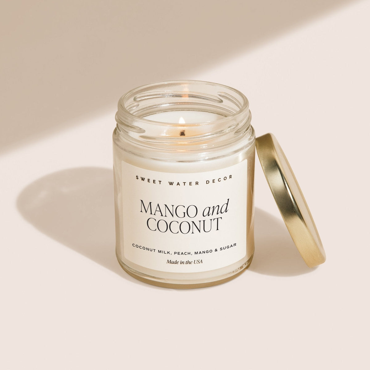 Sweet Water Decor Mango and Coconut Soy Candle - view 4