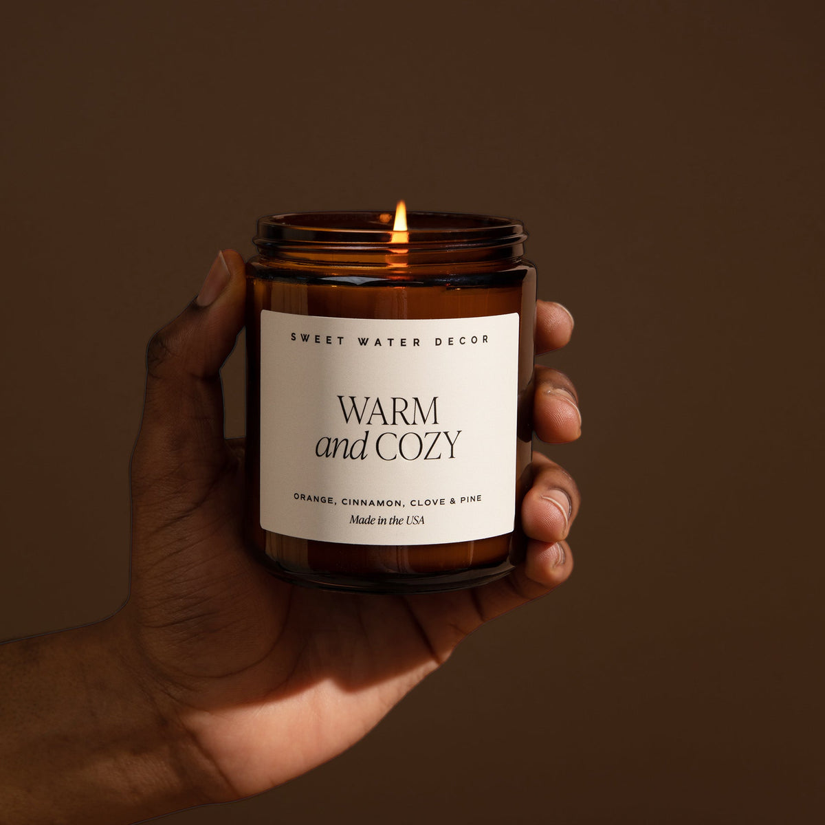 Sweet Water Decor Warm and Cozy Soy Candle - view 2