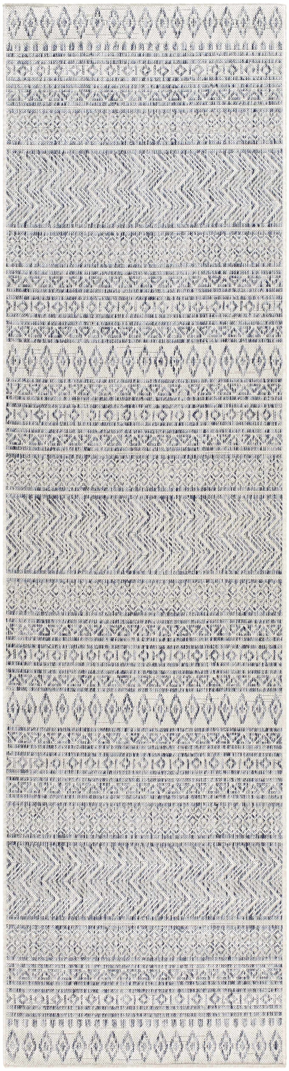 Madras Navy All Over Performance Rug