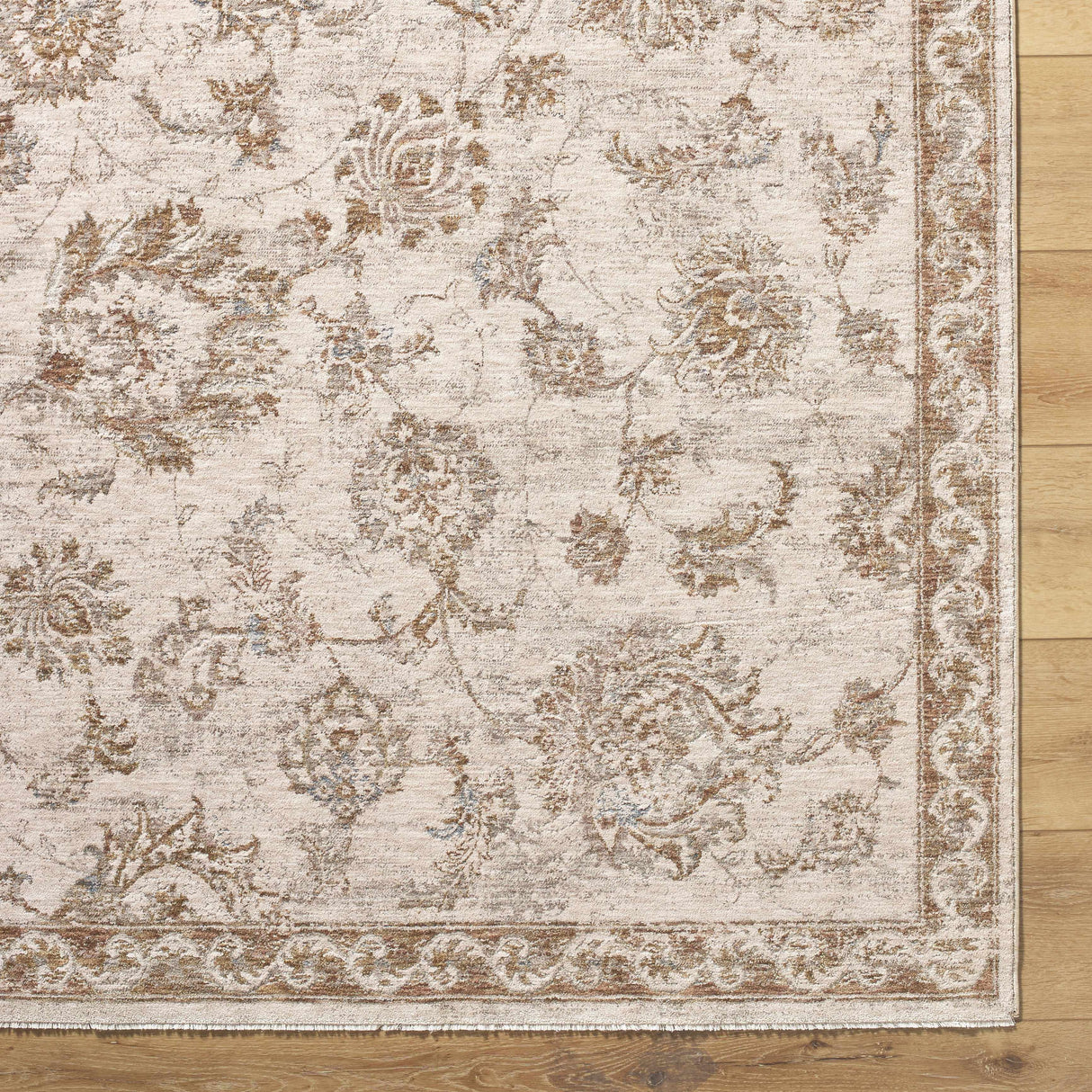Chyron Cream Area Rug