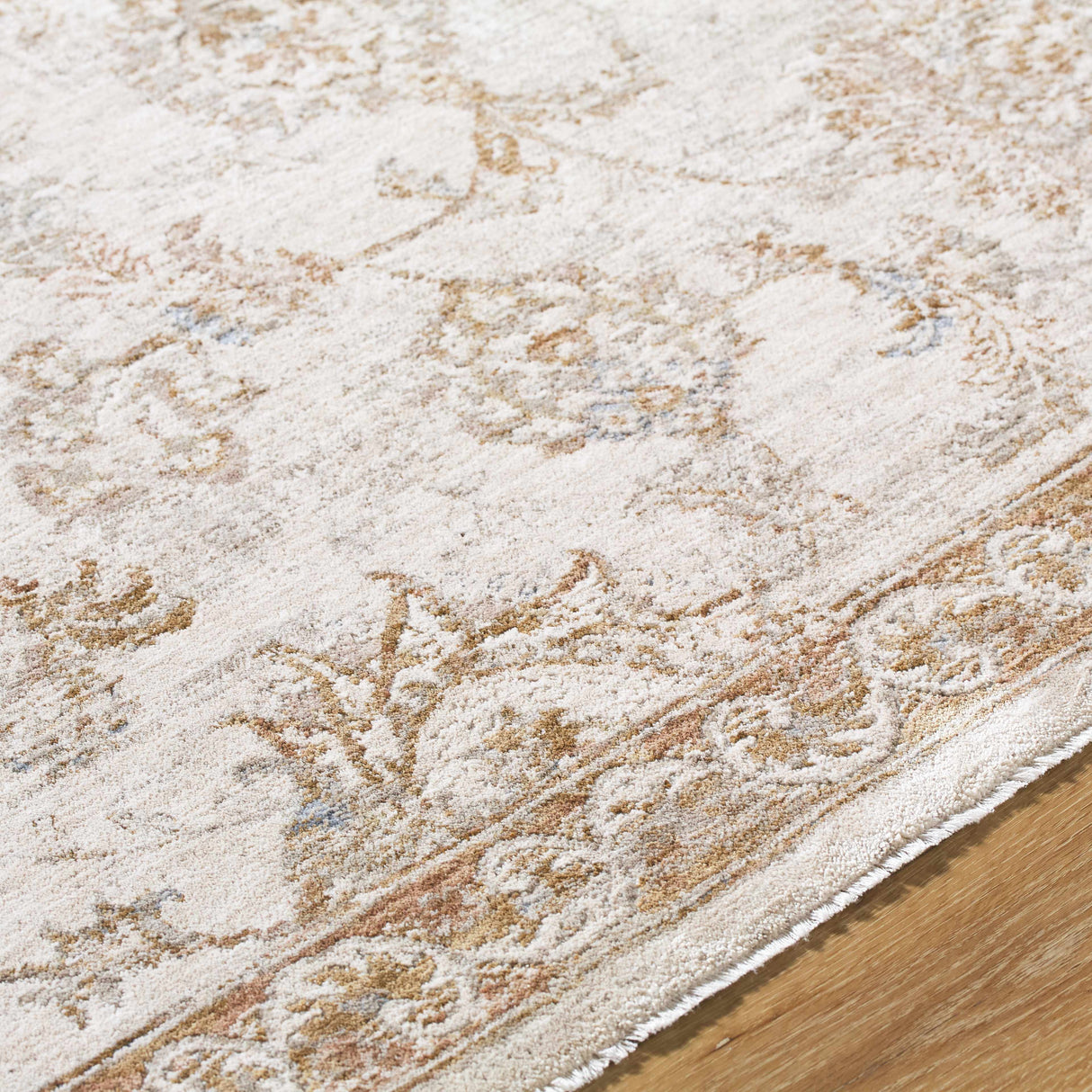Chyron Cream Area Rug