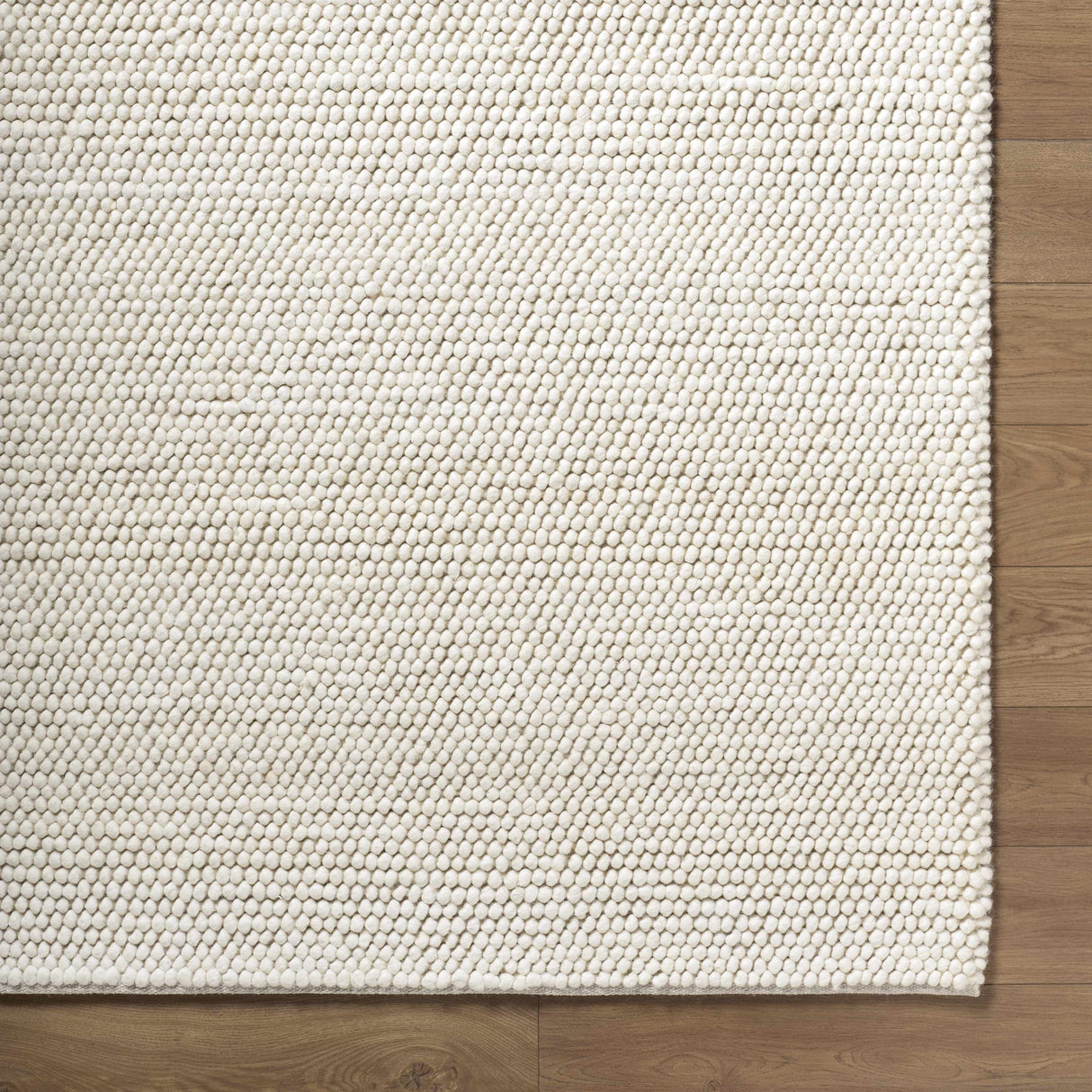 Clayne Beige Premium Wool Area Rug