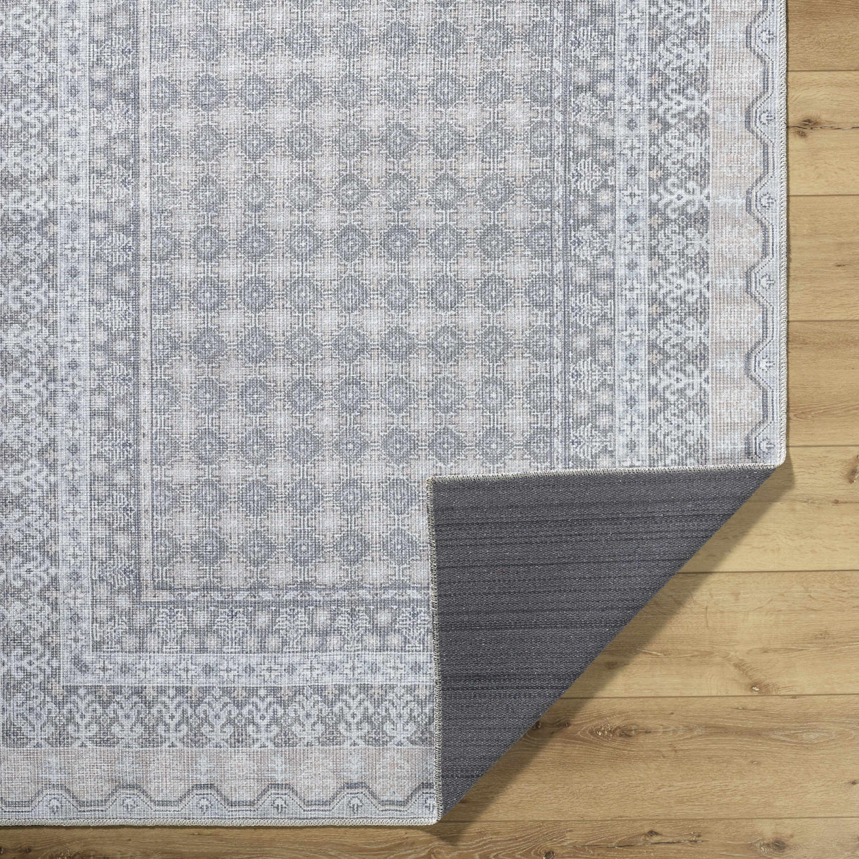 Rainier Blue Washable Rug | Our PNW Home X Livabliss