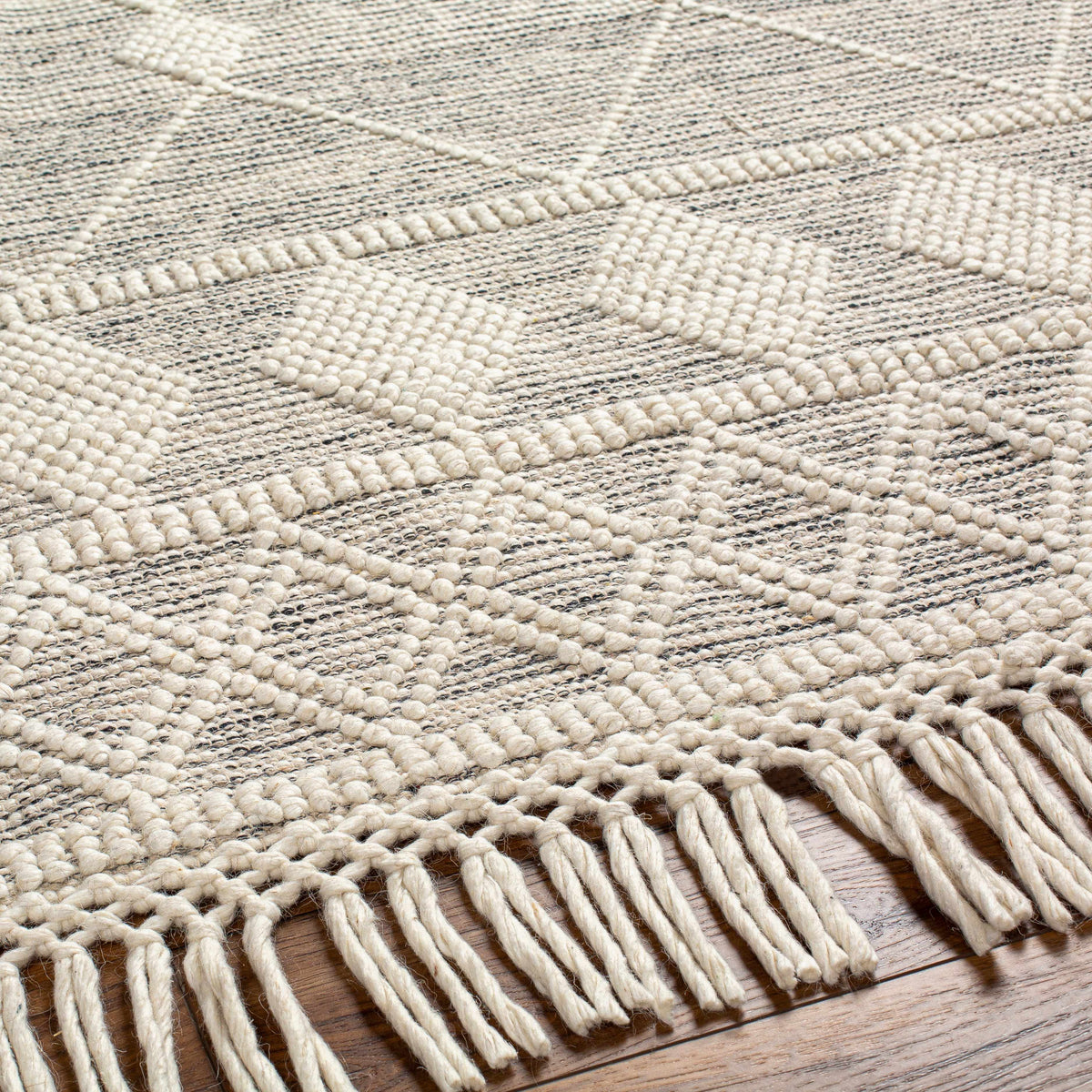 Boutique Rugs Hemingway Wool Rug with Tassels - view 4