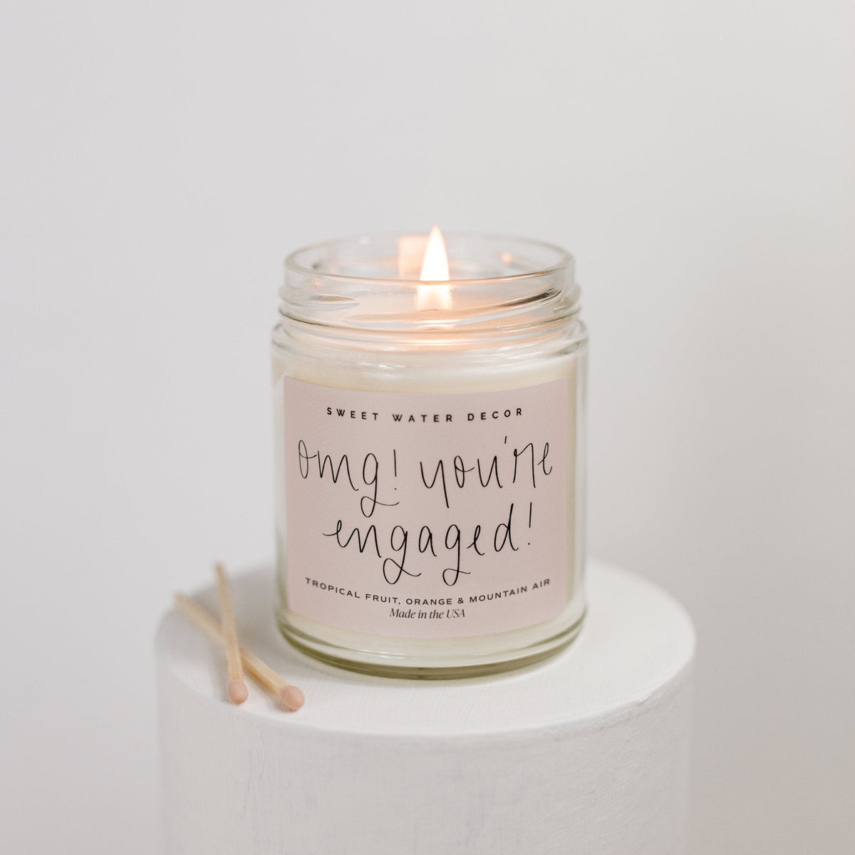 Sweet Water Decor OMG! You're Engaged! Soy Candle - view 3