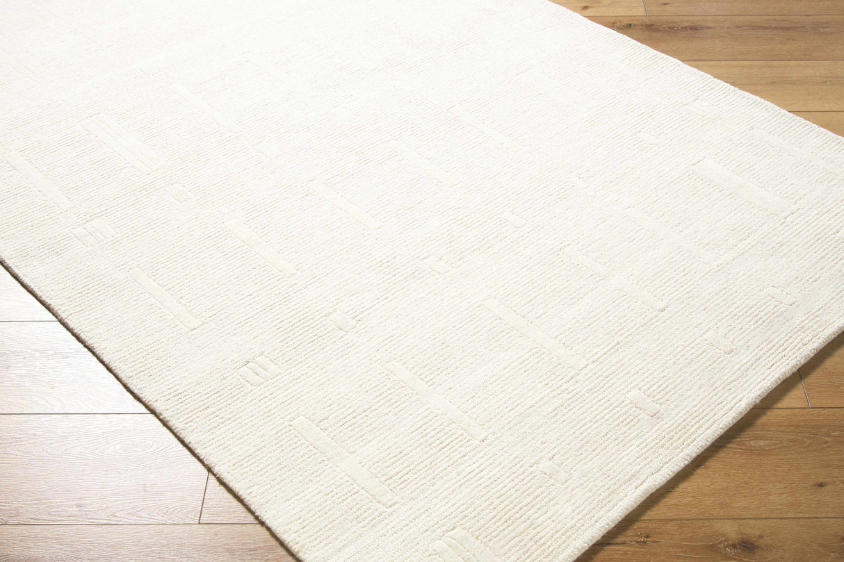 Charan Ivory Cream Area Rug