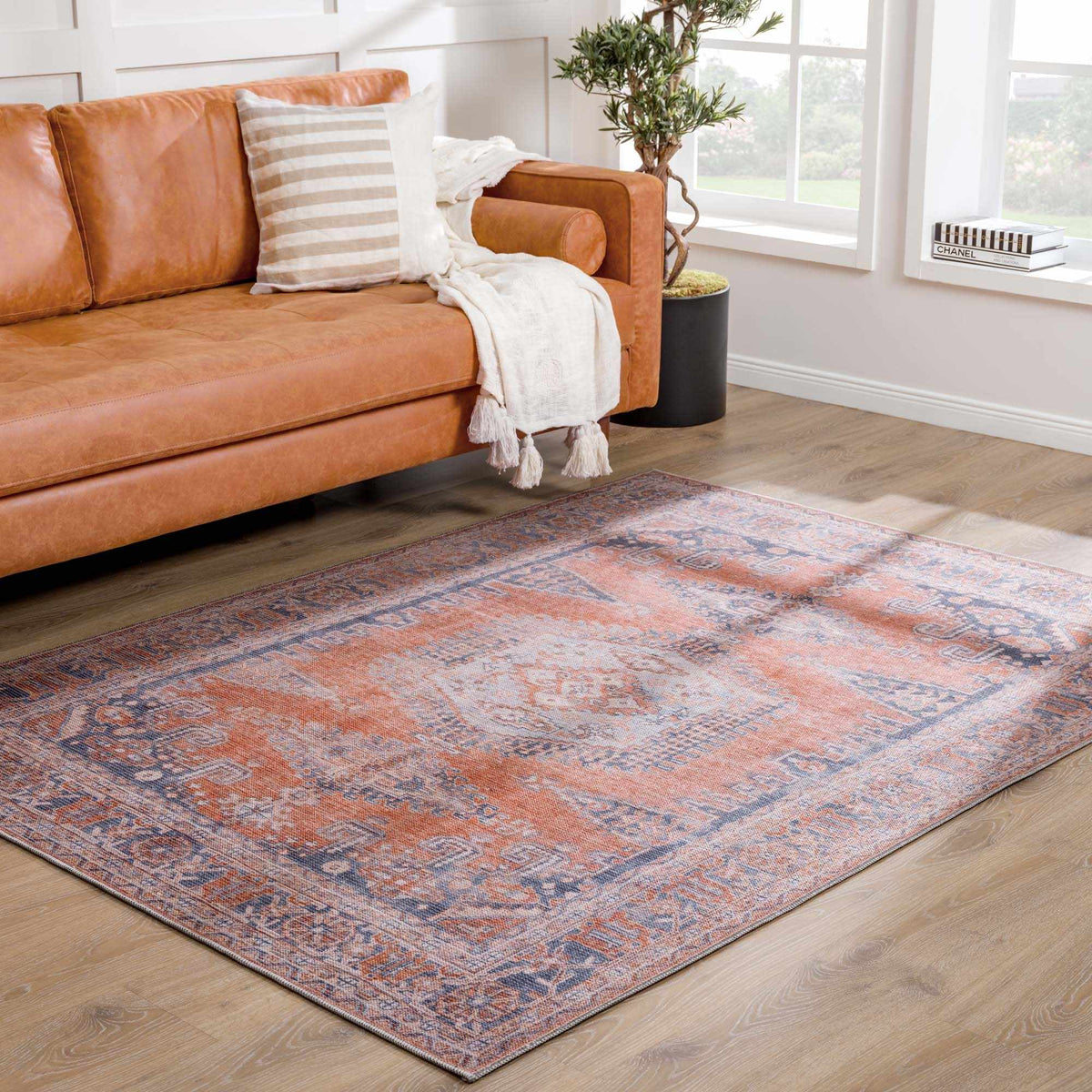 Boutique Rugs Taber Burnt Orange Persian Style Rug - view 4