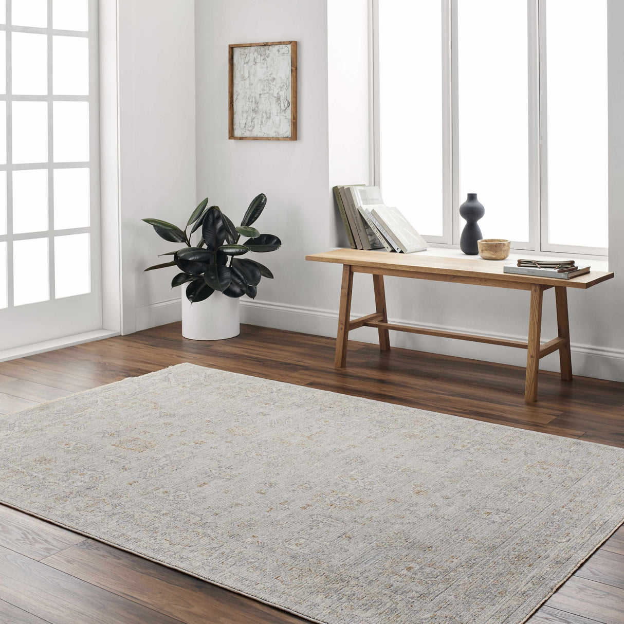 Coby Teal Avant Garde Area Rug