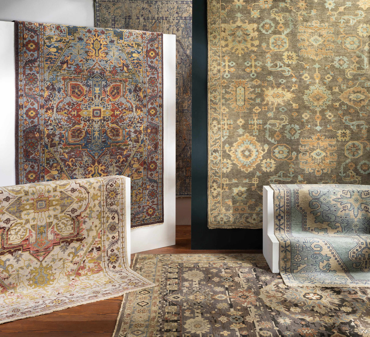 Asotin Hand Knotted Wool Area Rug