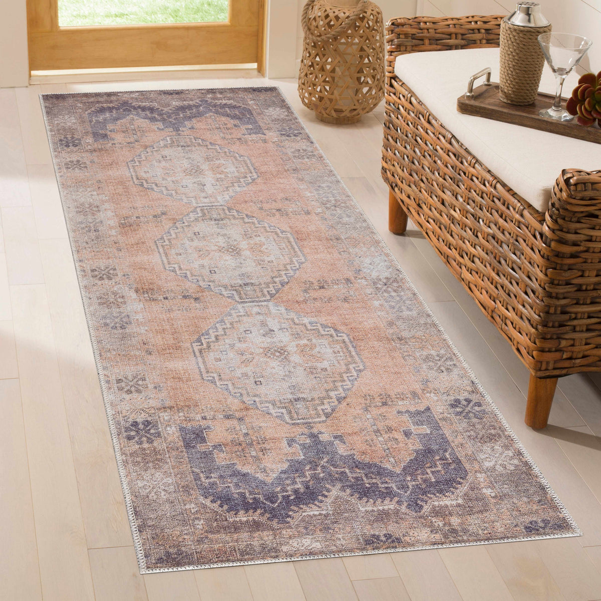 Boutique Rugs Carrabelle Peach Washable Area Rug - view 4