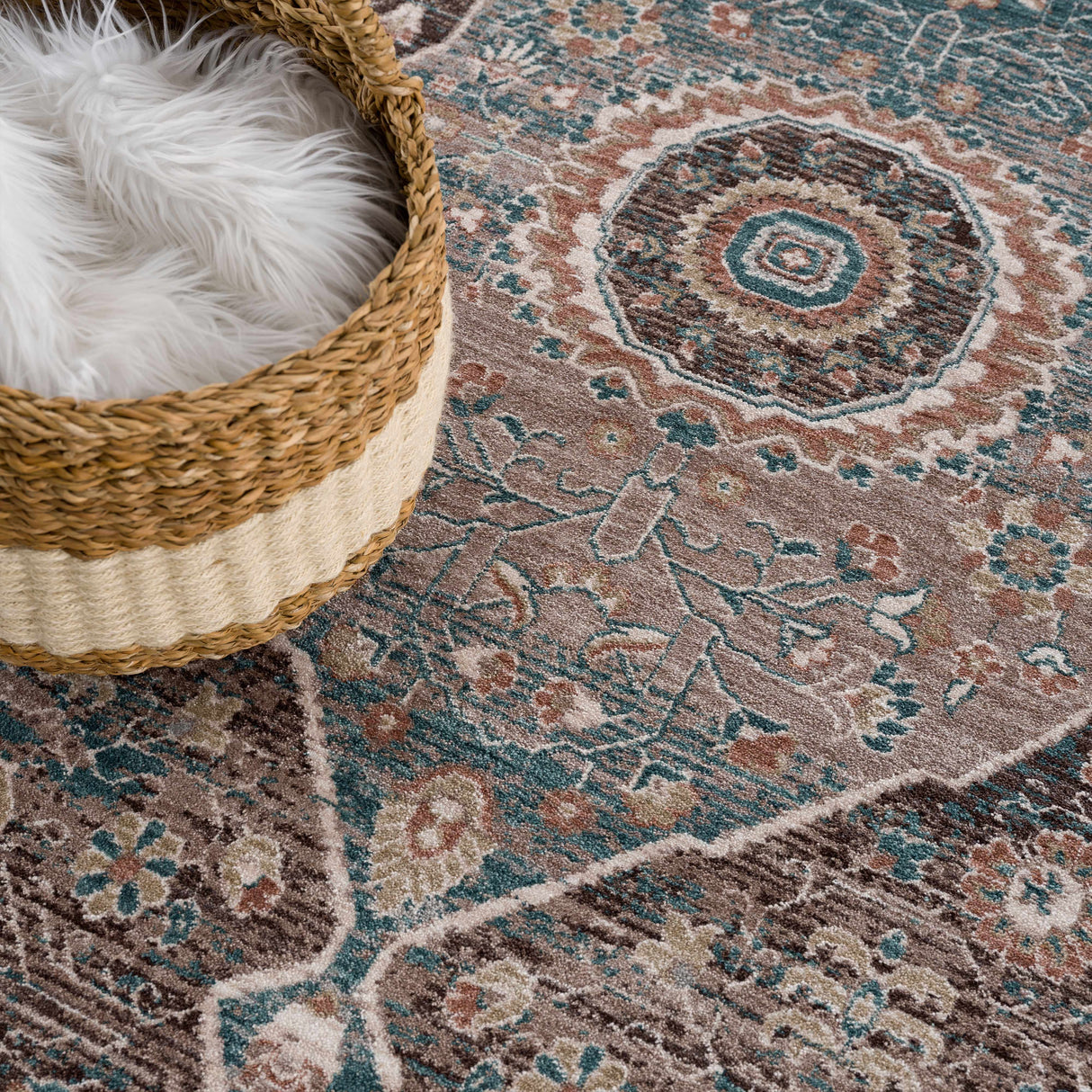 Baychester Brown Area Rug - Clearance