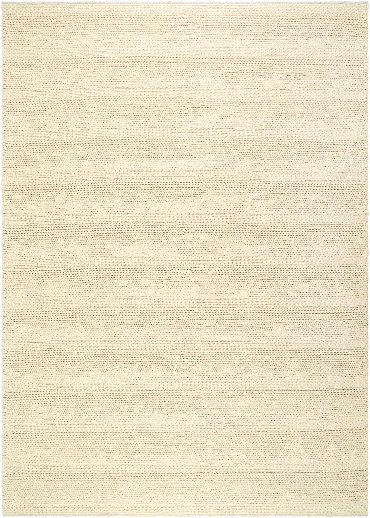 Clarke Beige Textured Wool Rug
