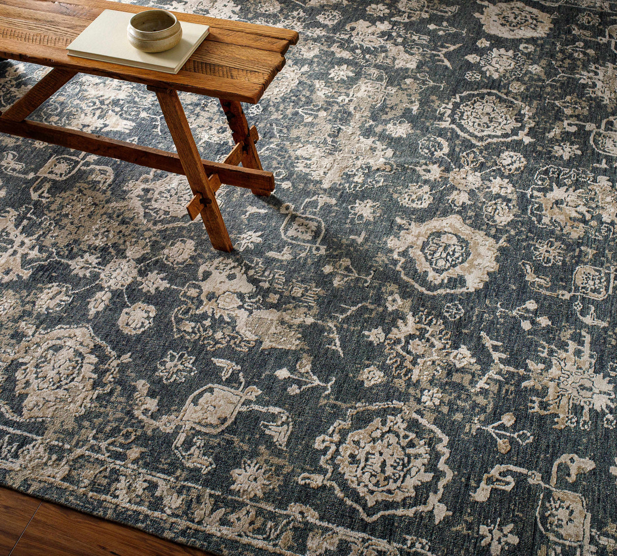 Cutlerville Handmade Wool Area Rug - Clearance