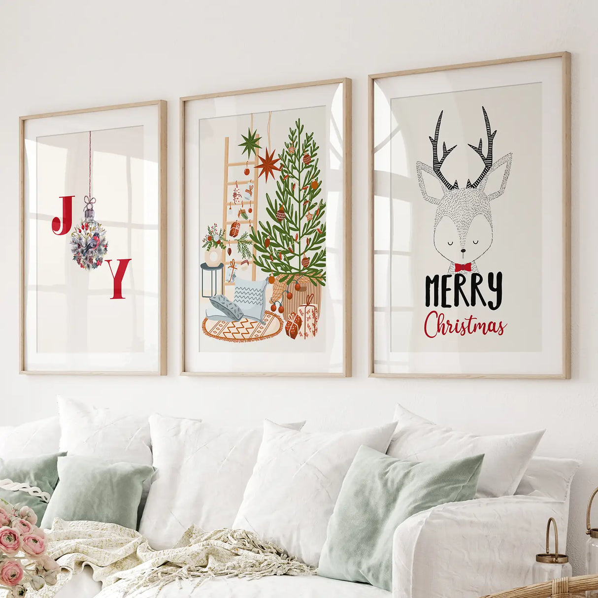 Nursery Christmas Winter Art Poster Home Decor