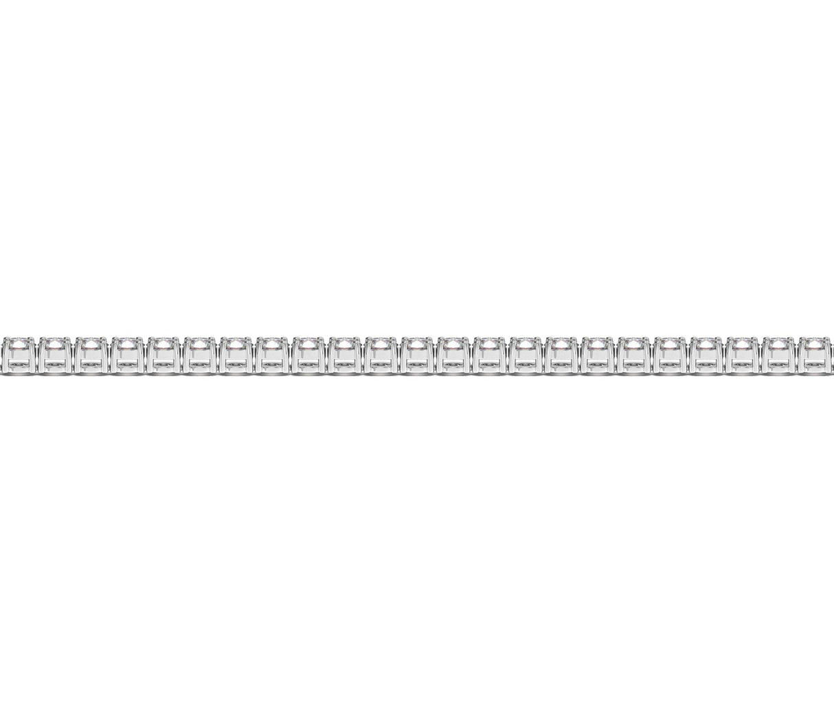 Lab Grown Round Diamond Tennis Bracelet in 14k White Gold (2 cctw F/G VS2/SI1)