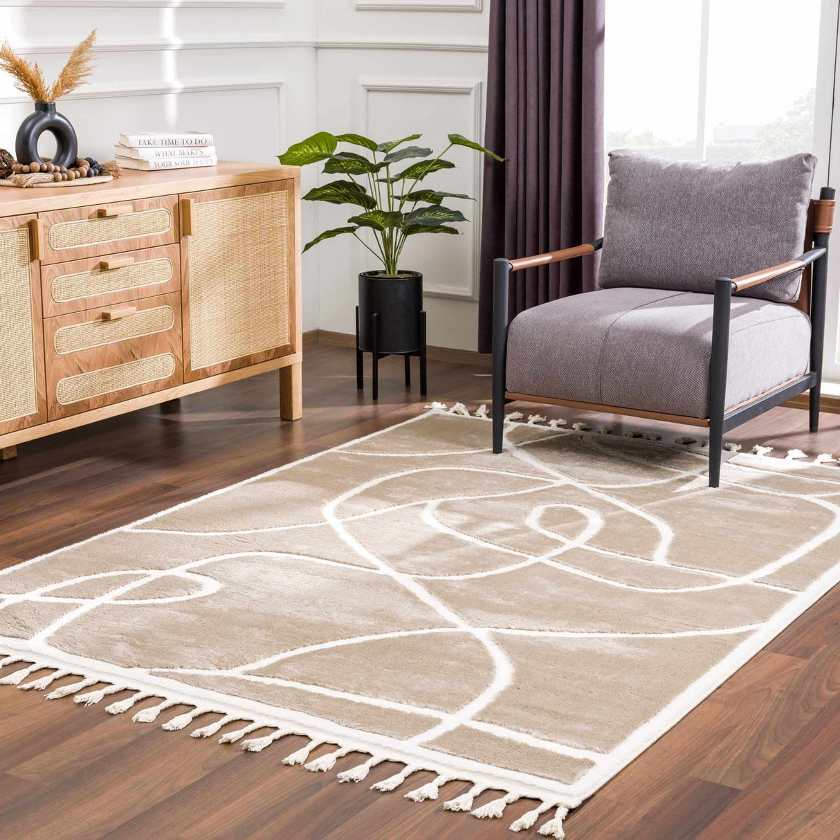Azana Cream Area Rug - Clearance