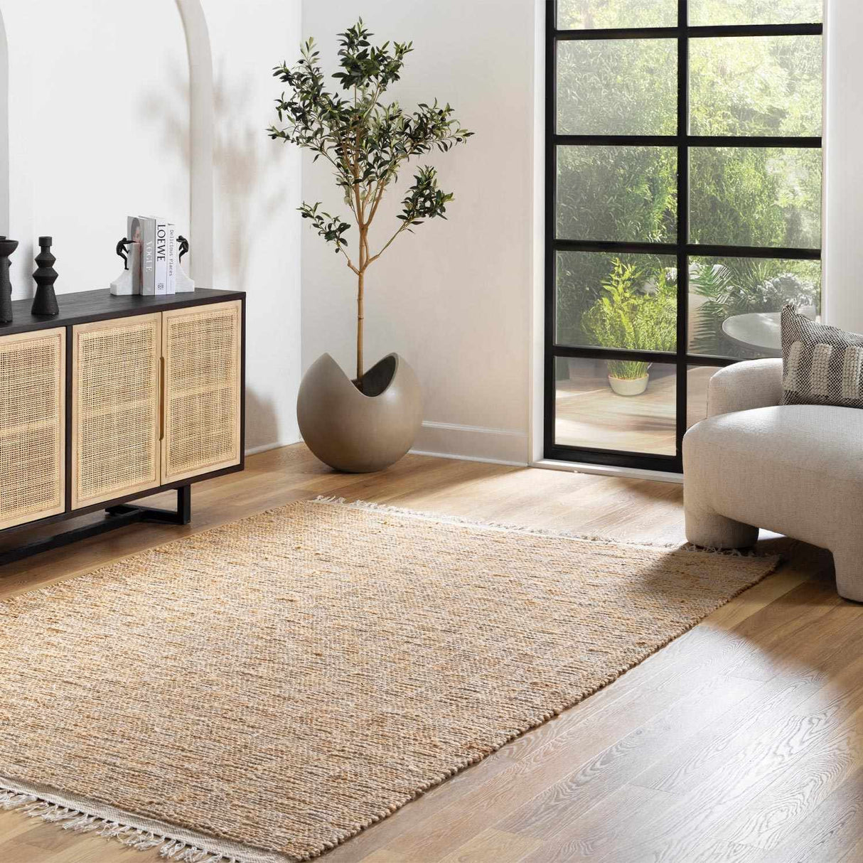 Boutique Rugs Lonut Checkered Jute Area Rug - view 4