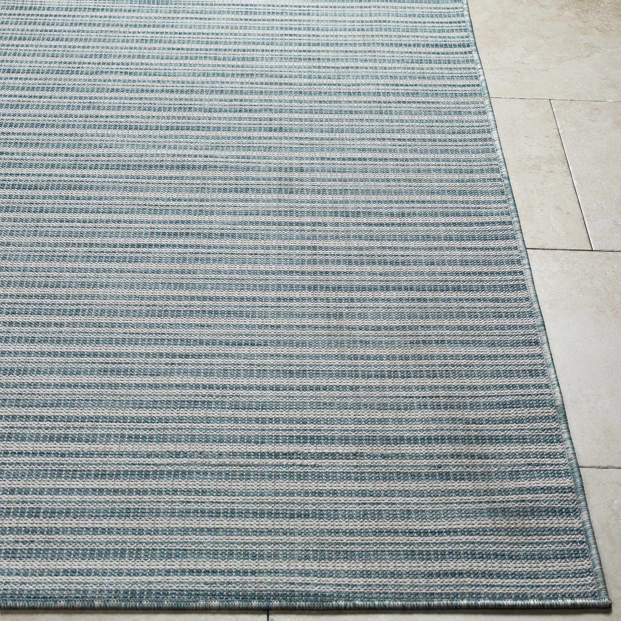 Greg Teal Area Rug - Clearance