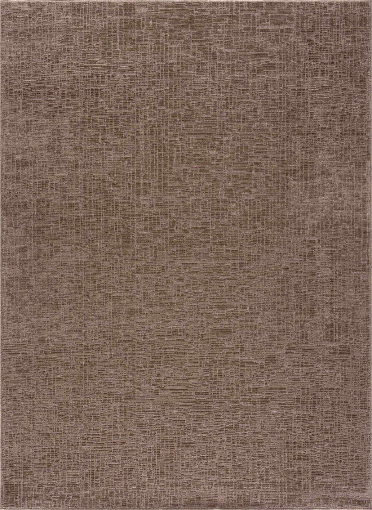 Leanna Light Brown Washable Area Rug