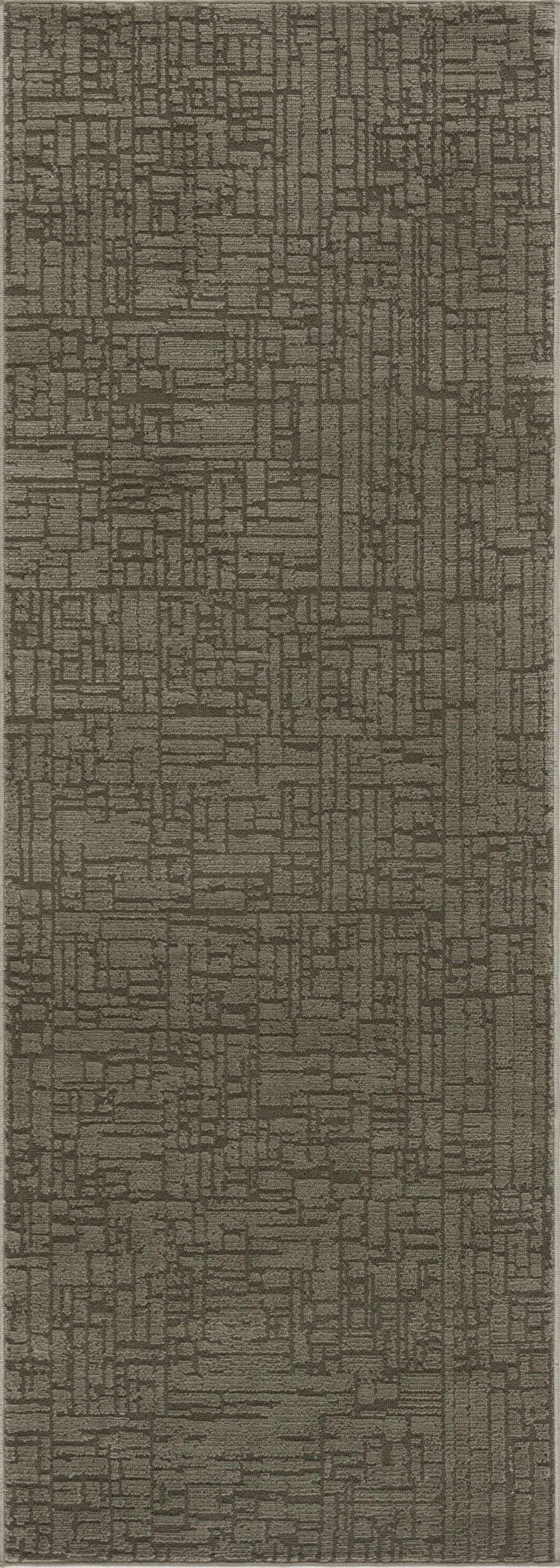 Leanna Green Washable Area Rug