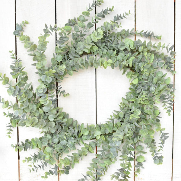 28" Faux Eucalyptus Wreath