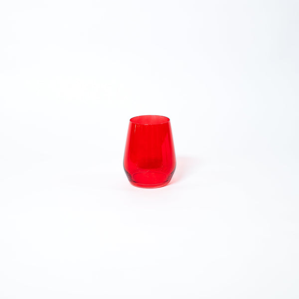 Cherry Red - Stemless Colored Wine Glass
