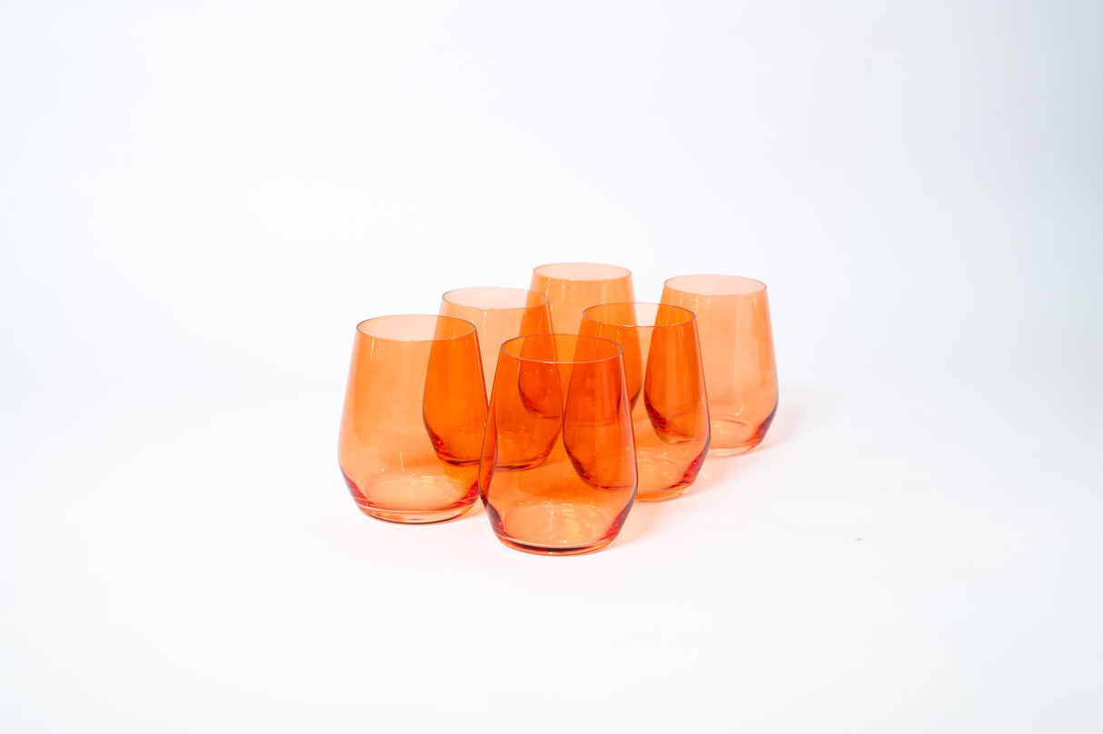 Aperol Orange - Colored Wine Glass