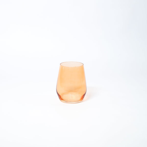 Creamsicle - Stemless Colored Wine Glass