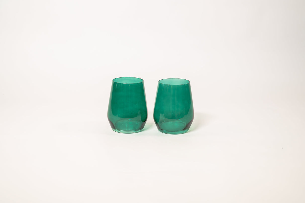 Emerald Green - Colored Wine Glass