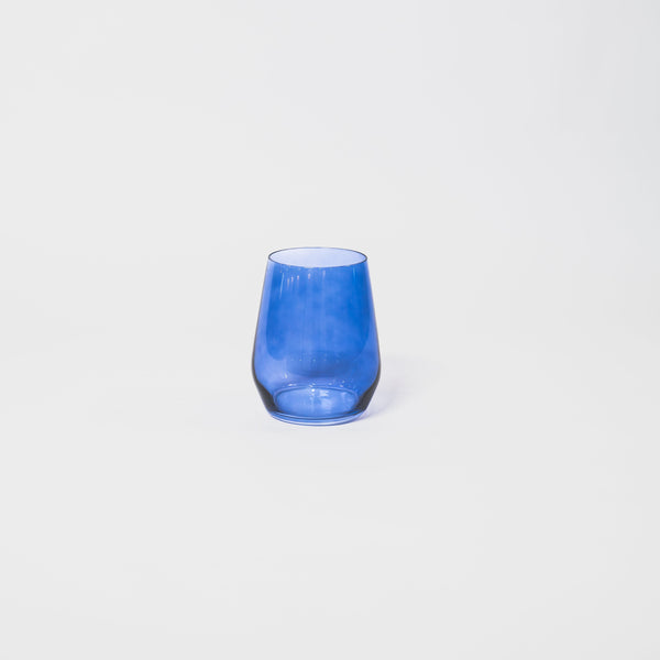 Indigo-go - Stemless Colored Wine Glass