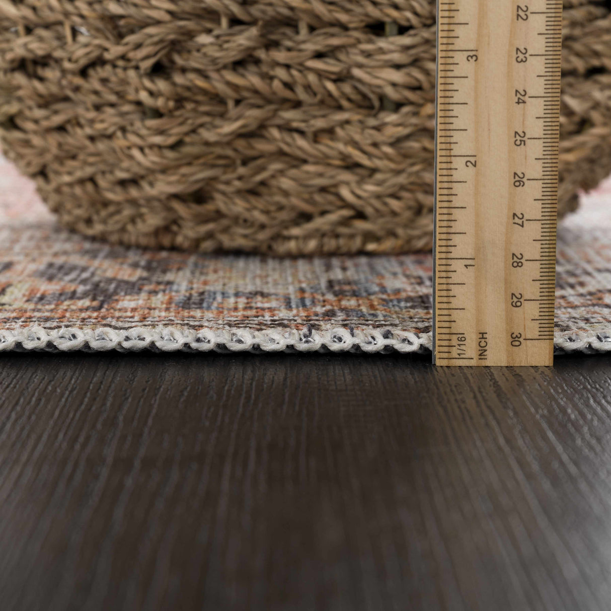 Eira Distressed Washable Rug - Clearance