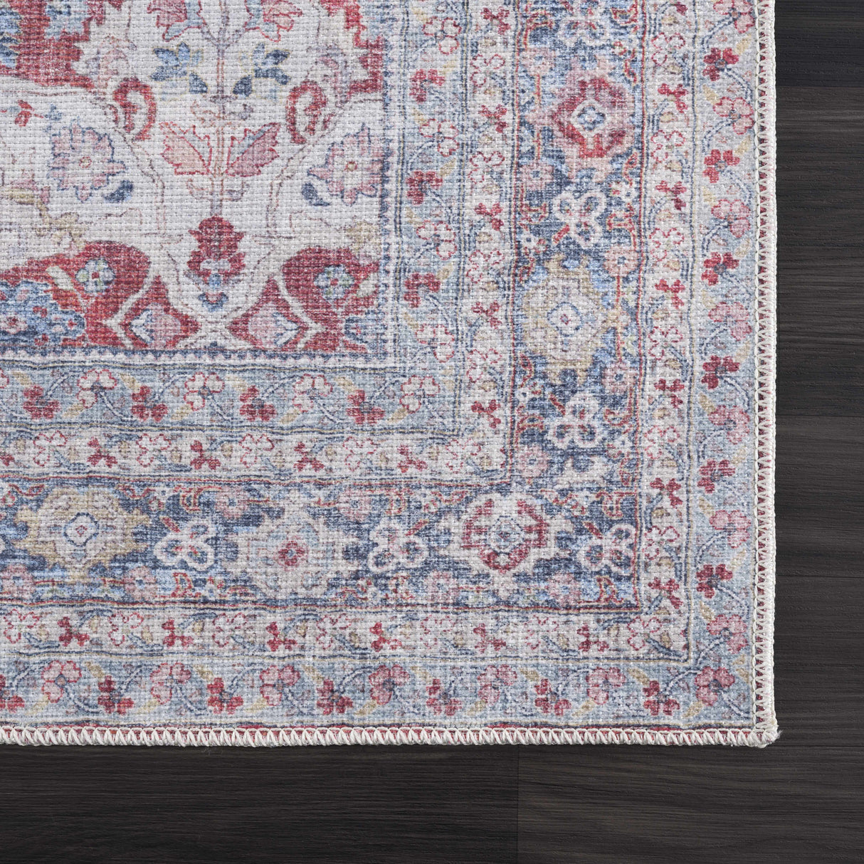 Rust Goma Vintage Area Rug - Clearance