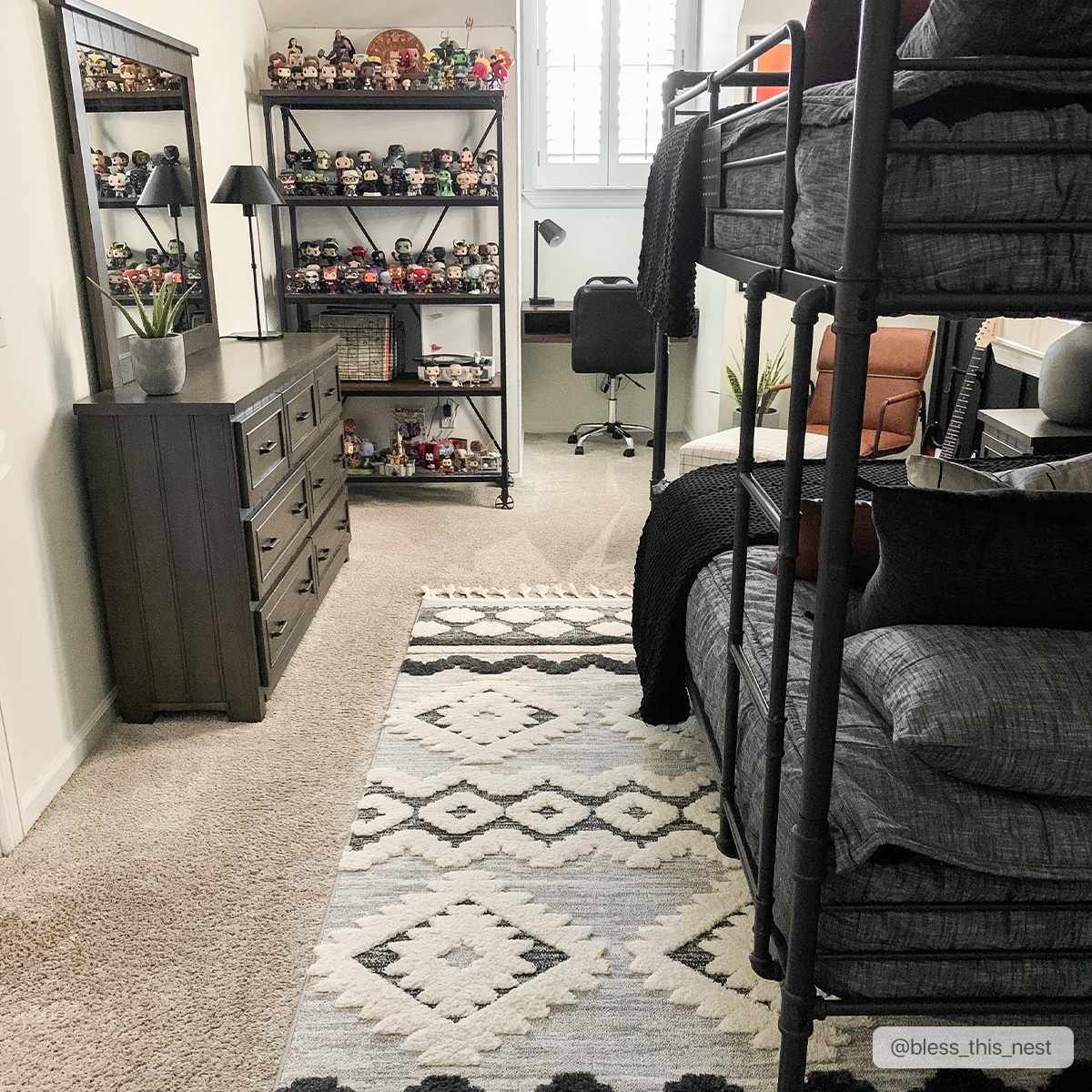 Dinganen High/Low Pile Area Rug