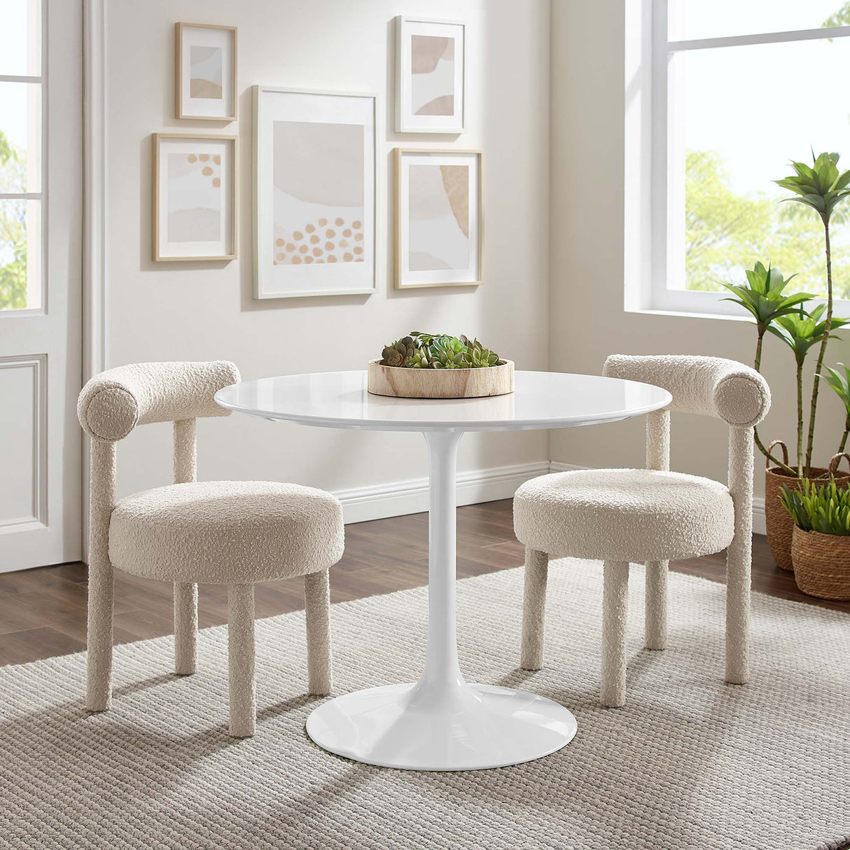 Lippa 40" Round Wood Dining Table by Modway