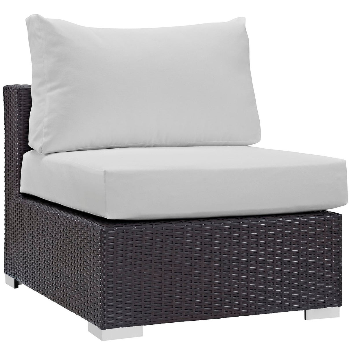 Convene Outdoor Patio Armless Chair by Modway