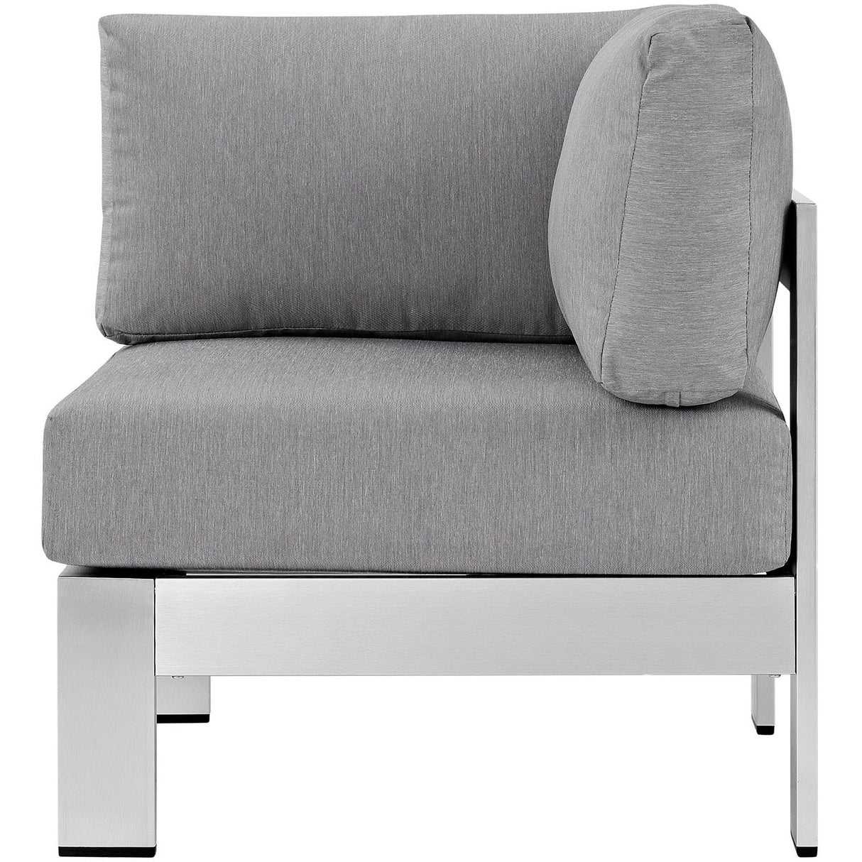 Shore Outdoor Patio Aluminum Corner Sofa by Modway