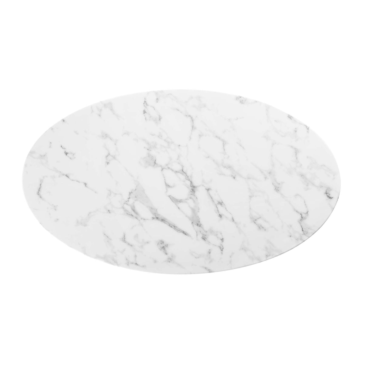 Lippa 48" Oval Faux Marble Dining Table by Modway
