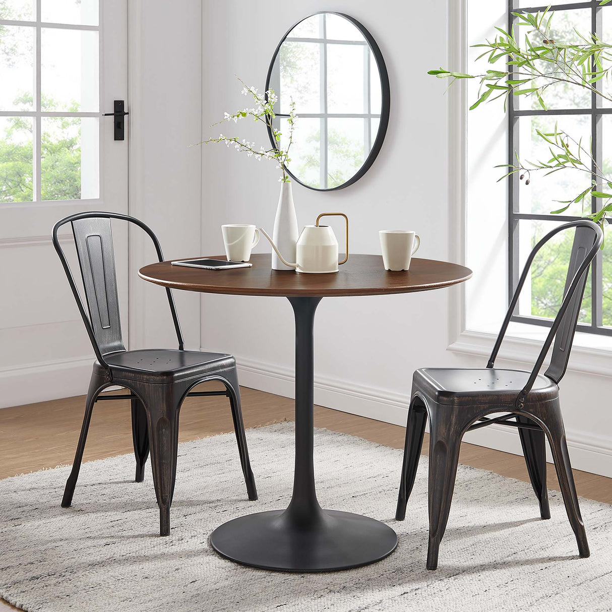 Lippa 36" Round Wood Dining Table by Modway