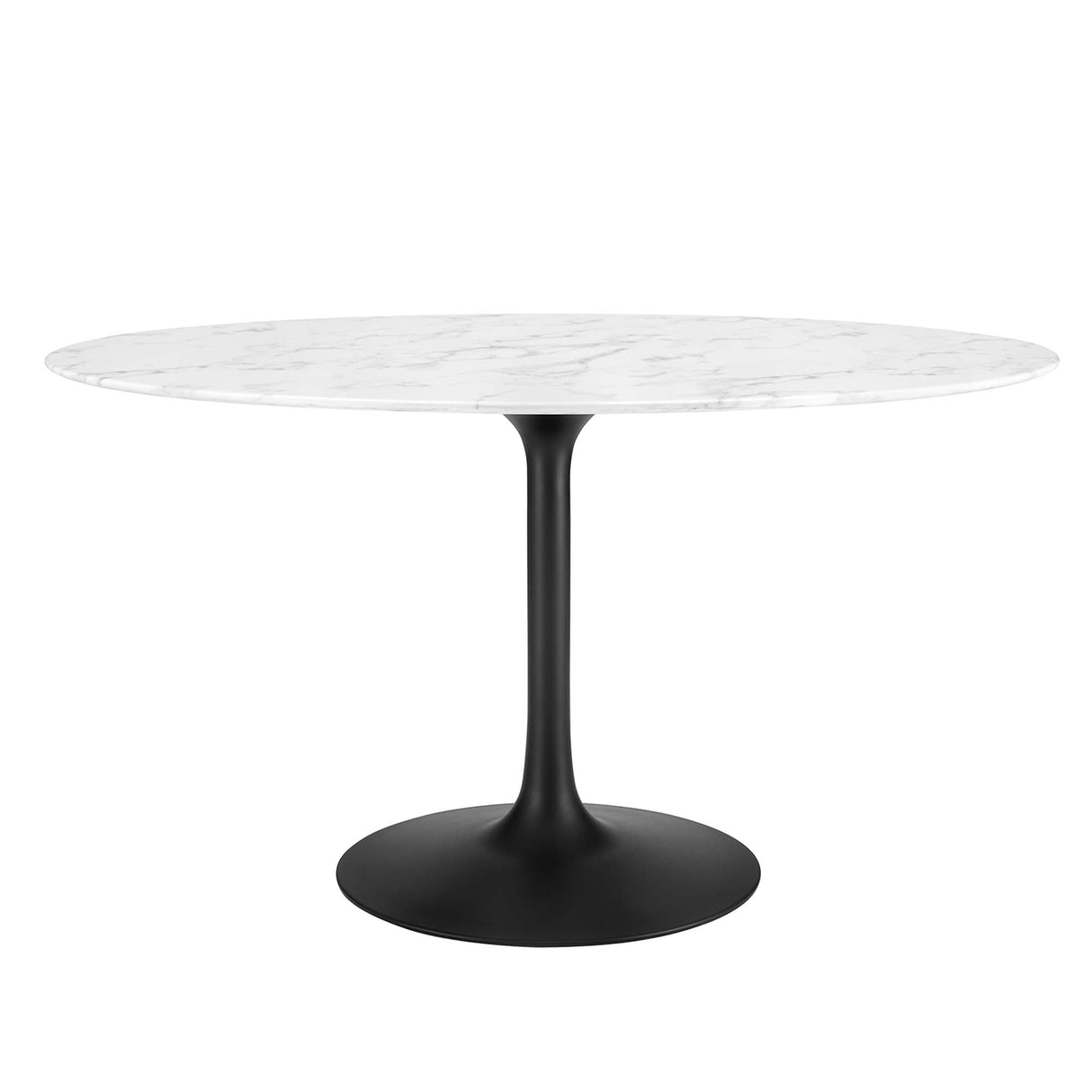 Lippa 54" Oval Faux Marble Dining Table by Modway